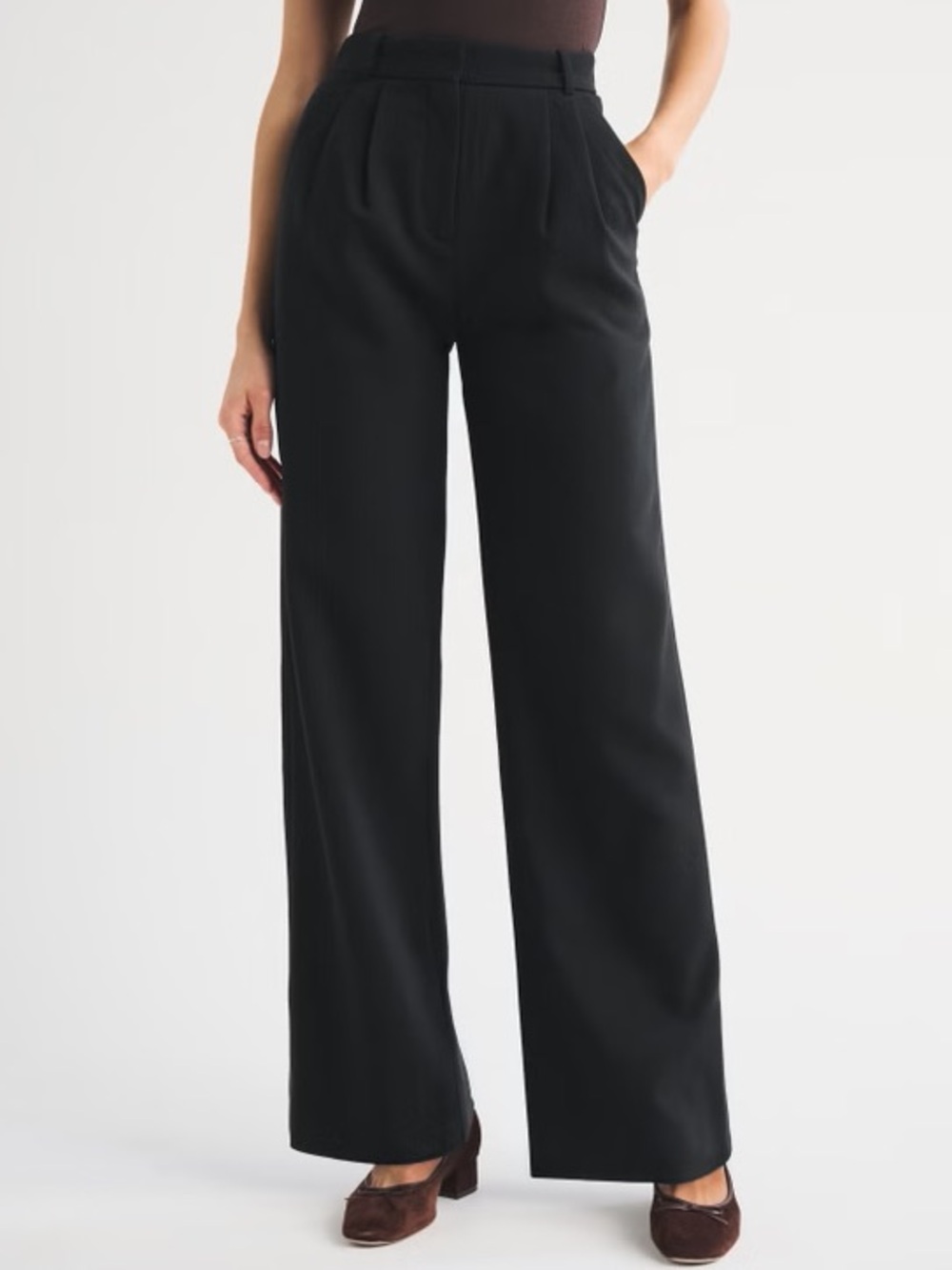 Abercrombie & Fitch Sloan Wide Leg Trousers